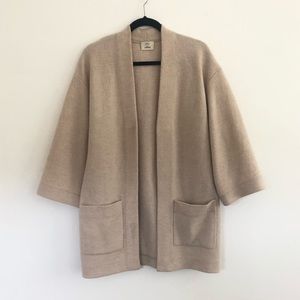 Boiled Wool Coatigan